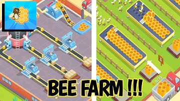 🐝 BEE FARM: IDLE TYCOON 🧉 GAMES ANDROID/IOS [GAMEPLAY WALKTROUGH] PART #1