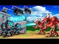 Minecraft | Good vs Evil - HUMAN BASE ATTACKED BY DEMON HORDE!