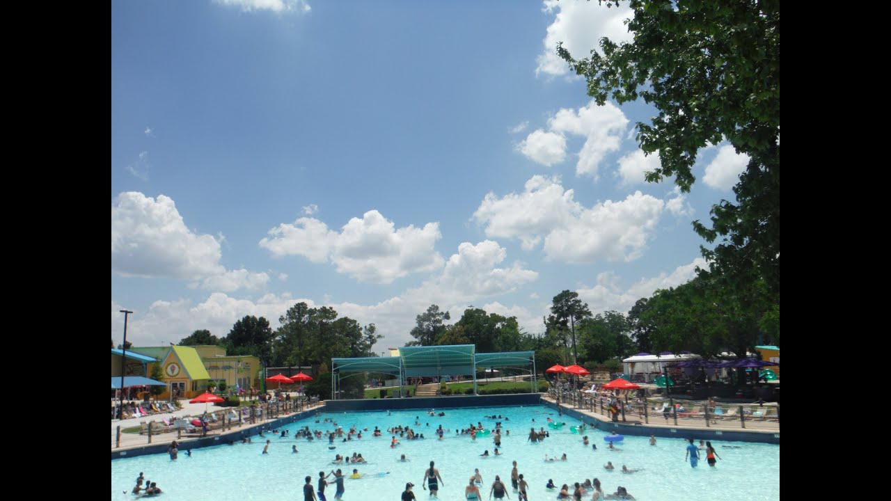 Hurricane Bay Wave Pool Hurricane Harbor Splashtown 1080p60fps YouTube