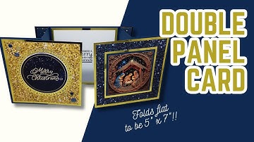 5x7 Double Panel Card