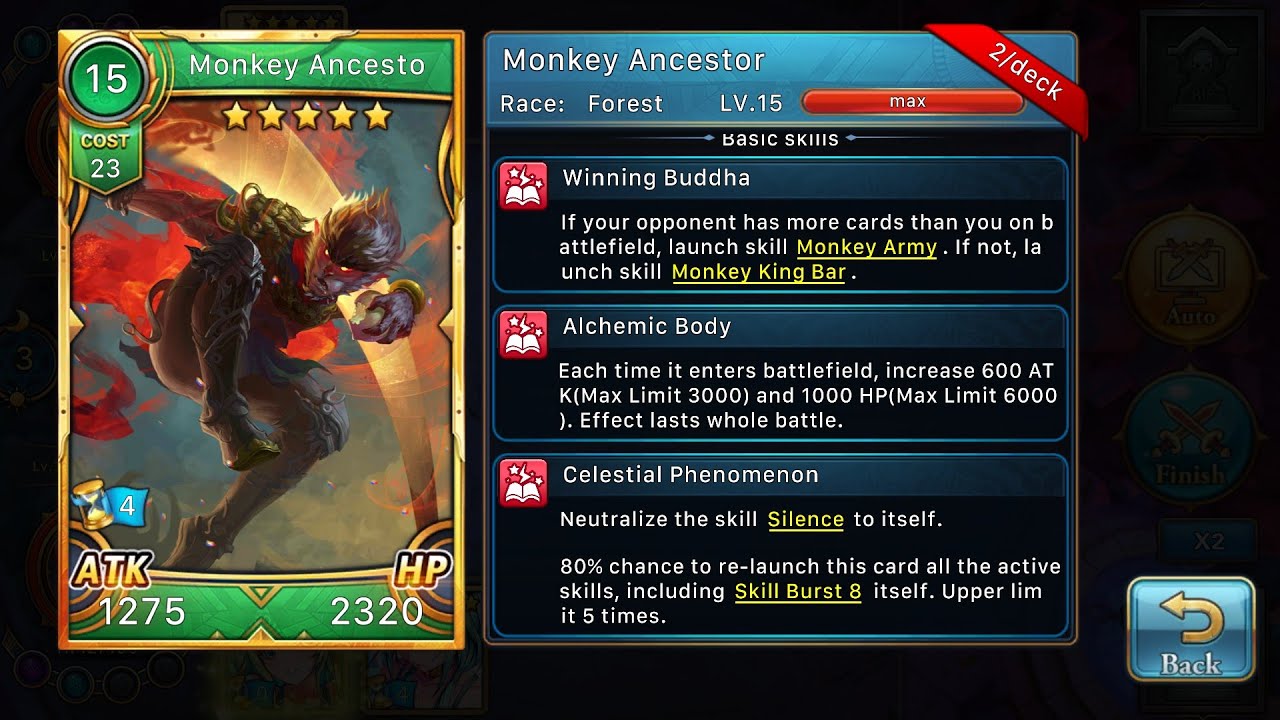 Heroines Fantasy || Test card [Monkey Ancestor] - YouTube