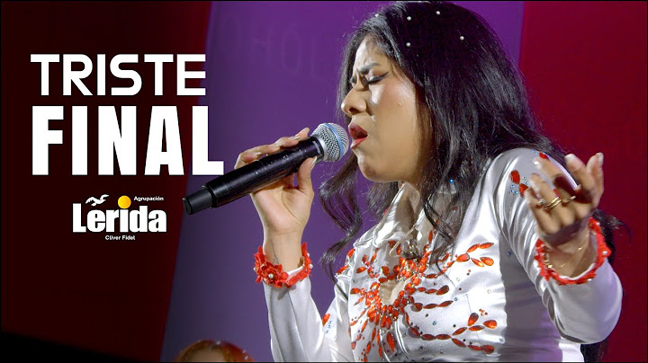 Triste Final Agrupación Lérida Concierto Oficial 4k 2024