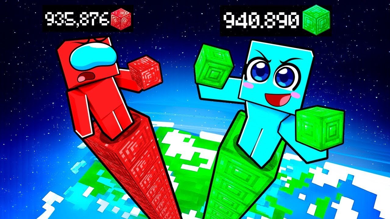 Torre de RUBY vs Torre de ESMERALDA en Minecraft!