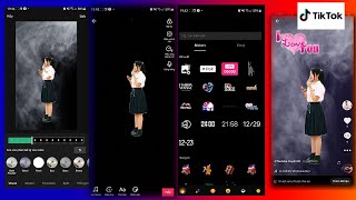Cách Làm Video 1 Ảnh Nền Đen Nhấp Nháy Lấp Lánh Ngay Trên App TikTok|Xuyên Ưi screenshot 5