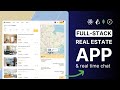 React nodejs real estate app full tutorial  mern stack app  realtime chat