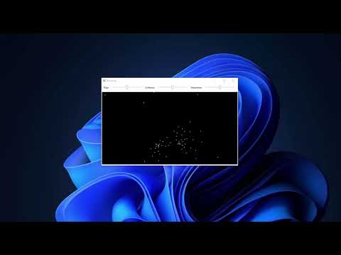 PARTICLES. Flocking particles