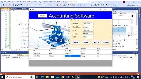 Accounting Software Using C#