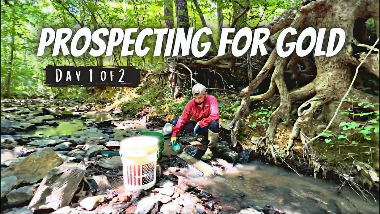 Gold prospecting Creek Gold sluicing for Gold YouTube