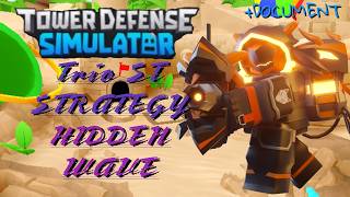 [100+ LVL] Trio Buffed Hidden Wave Triumph (No skills/Event Towers)