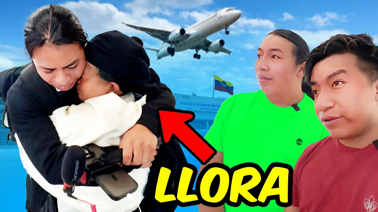 REGRESO A ECUADOR DESPUES DE 10 DIAS Y MI MAMA LLORA DE EMOCION -elKibii