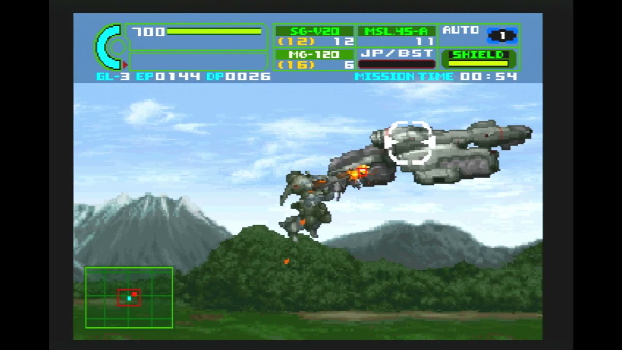 Assault Suit Valken (Saturn) Gameplay