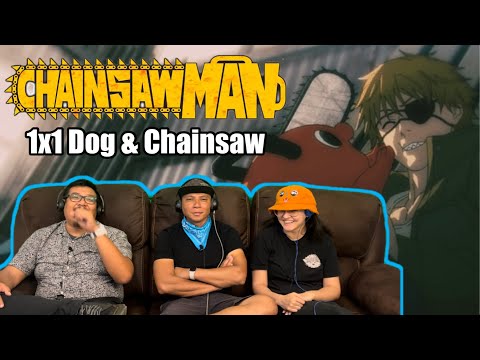 REAGINDO A Chainsaw Man - 1x01  Cachorro e Motosserra 