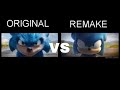 Sonic Trailer Vs Cartoon Remake