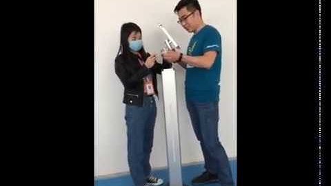 How To Install a Face Recognitional Terminal With Fever Detection On The Pillar