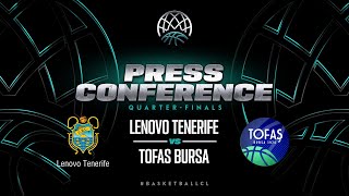 Lenovo Tenerife v Tofas Bursa - Press Conference | BCL 2023-24
