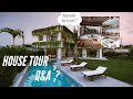 House Tour Q&A - WE BUILT OUR DREAM BALI HOUSE