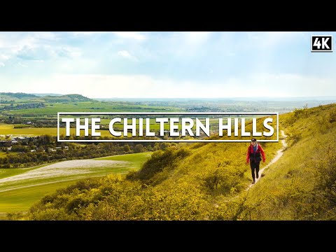 Solo Hiking 12 Miles along the Chiltern Hills - (4k)