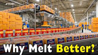 How American Cheese Is Made From Cheddar — And Why It Melts Better