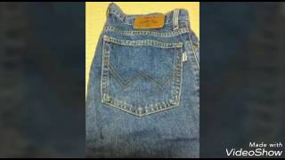 オールドエドウィンジーンズのW型ジーンズメーカーブランドステッチpart2