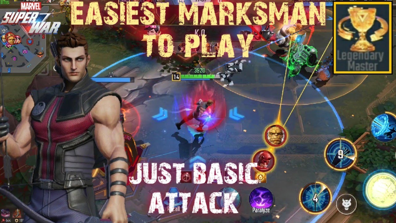 Most BASIC Marksman - Hawkeye at Legendary Master