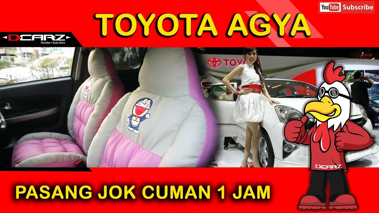 Cukup 1Jam Pasang Sarung Jok  Agya Model  Sofa  di DCARZ 