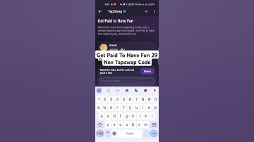 Get Paid to Have Fun! | Tapswap Code