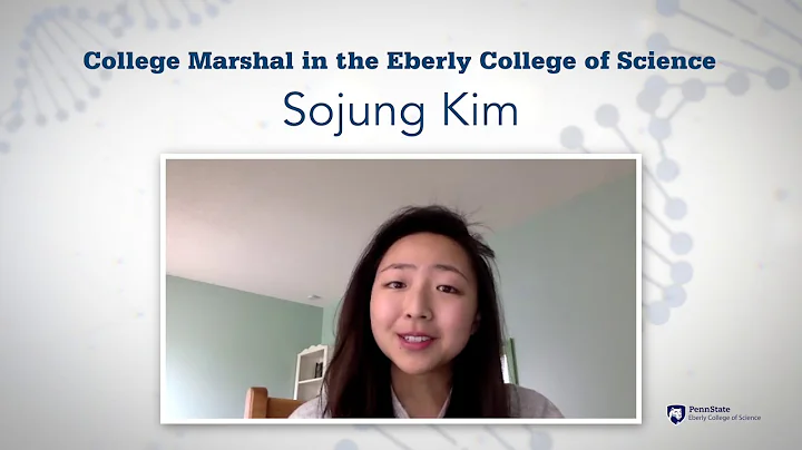 College Marshal in the Eberly College of Science 2020 - Sojung Kim