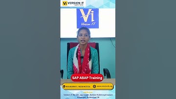 SAP ABAP Student Review | Best SAP ABAP Training in Hyderabad | Version IT Ameerpet Class1 #sapabap
