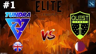 НЕВЕРОЯТНО - КРАСИВЫЙ МАТЧ! | Tundra vs PSG.QUEST #1 (BO3) Elite League 2024