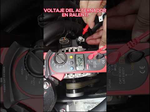 Voltaje del ALTERNADOR en ralentÍ #SHORTS #ALTERNADOR #RALENTI