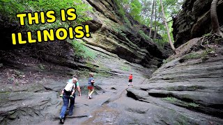 EXPLORE ILLINOIS: STARVED ROCK STATE PARK/ COVID19 Summer Vacation HIKING with KIDS/CANYONS