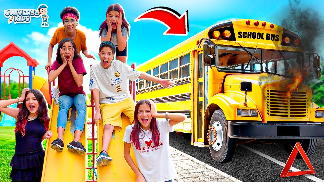 Henrique e Amigos em História do ônibus escolar quebrado - Parte 2 e outras Histórias Engraçadas