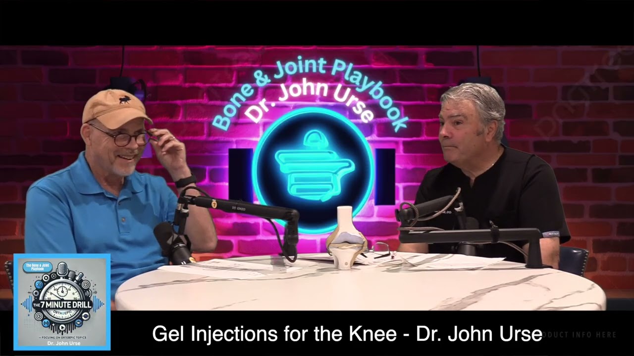 Gel Injections to help with Knee Pain. Bone and Joint 7min Drill with Dr. John Urse.