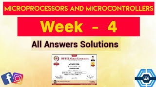 Microprocessors And Microcontrollers Week 4 Quiz Answer Solution | NPTEL 2023