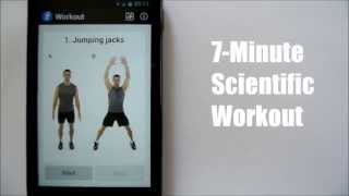7-Minute Scientific Workout -- Android App screenshot 1