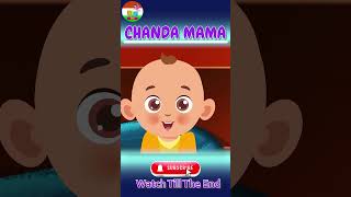 चंदा मामा दूर के Chanda Mama Door Ke | Hindi Nursery Rhymes #shorts