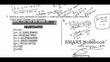 AP Stats 10.1: Two sample z test for the difference in proportions using TI 84