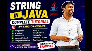 Class 3: String in Java from Basics to Advanced