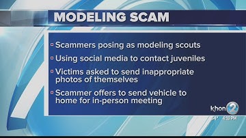 Police warn of modeling scam targeting young women on social media
