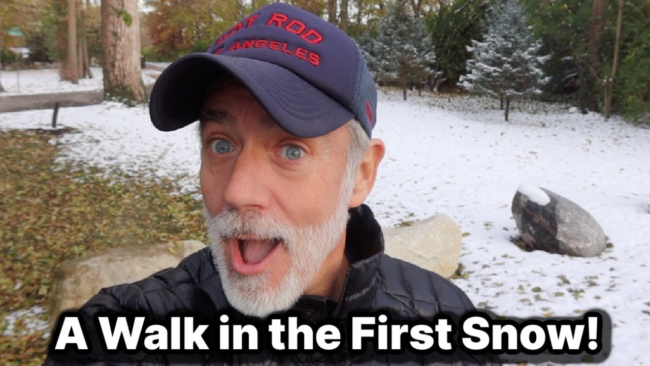 A Walk in the First Snow of the Year! - YouTube