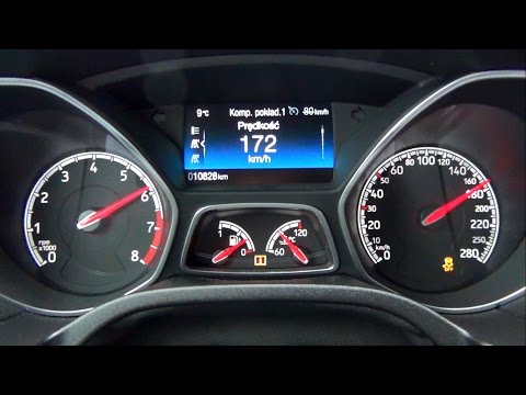 Ford Focus ST 2.0 EcoBoost 250 KM - acceleration 0-160 km/h