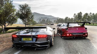 1500HP Lamborghini Aventador VS Ferrari | Forza Horizon 5 | Race Gameplay