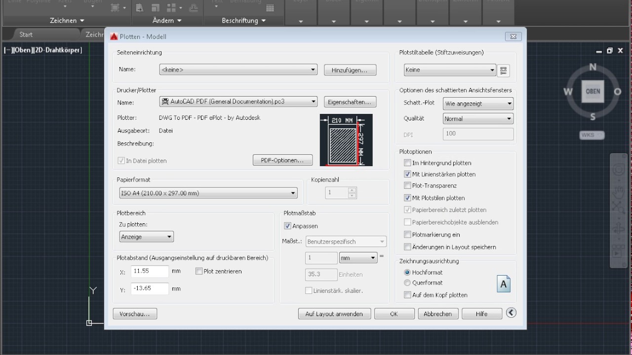 A1, A2, A3, A4 in Autocad YouTube