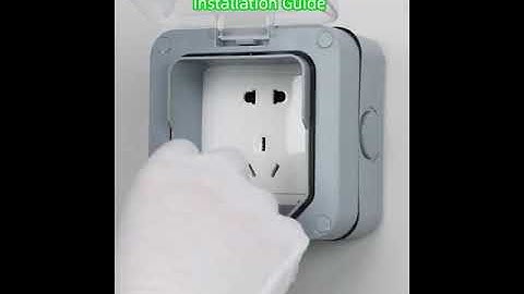 Waterproof Outdoor Walls Power Socket#Shorts#tiktok#viralshorts#youtubeshorts#ytshort#shortsvideo