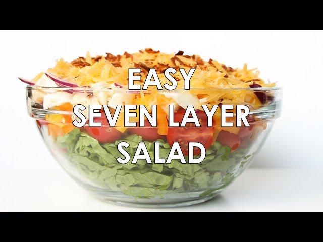 mayonnaise dressing for 7 layer salad Seven Layer Salad