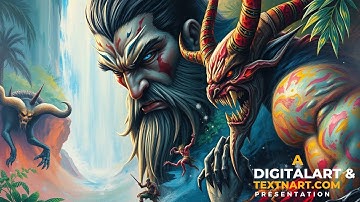 A Fight Between A Warrior and a Demon  #animation #graphicanimation#aftereffects #ai#digitalart