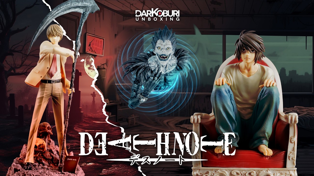 Death Note; Light Yagami, L, Ryuk x Ichibankuji - Darkoburi Unboxing ...