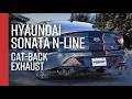2021-2023 Hyundai Sonata, N-line // 2.5" MBRP Cat-Back, Dual Split, Quad Tip Exhaust