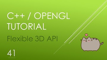 OpenGL/C++ 3D Tutorial 41 - Camera class (PART 3)