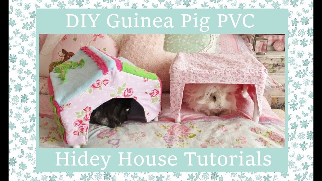 DIY Guinea Pig PVC Hidey House 